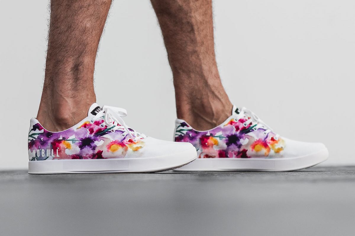 Nobull Canvas Men's Trainers Purple | Australia (WQ2941)